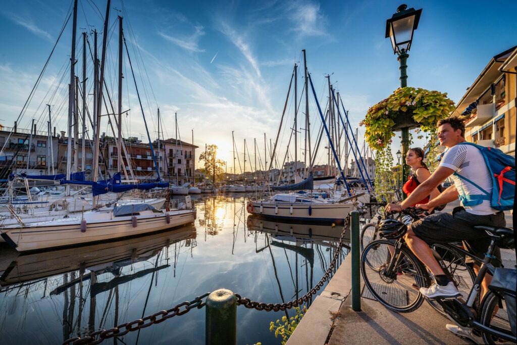 Am Ziel: Der Fischerhafen von Grado (c) Ciclovia Alpe Adria, Nicola Brollo