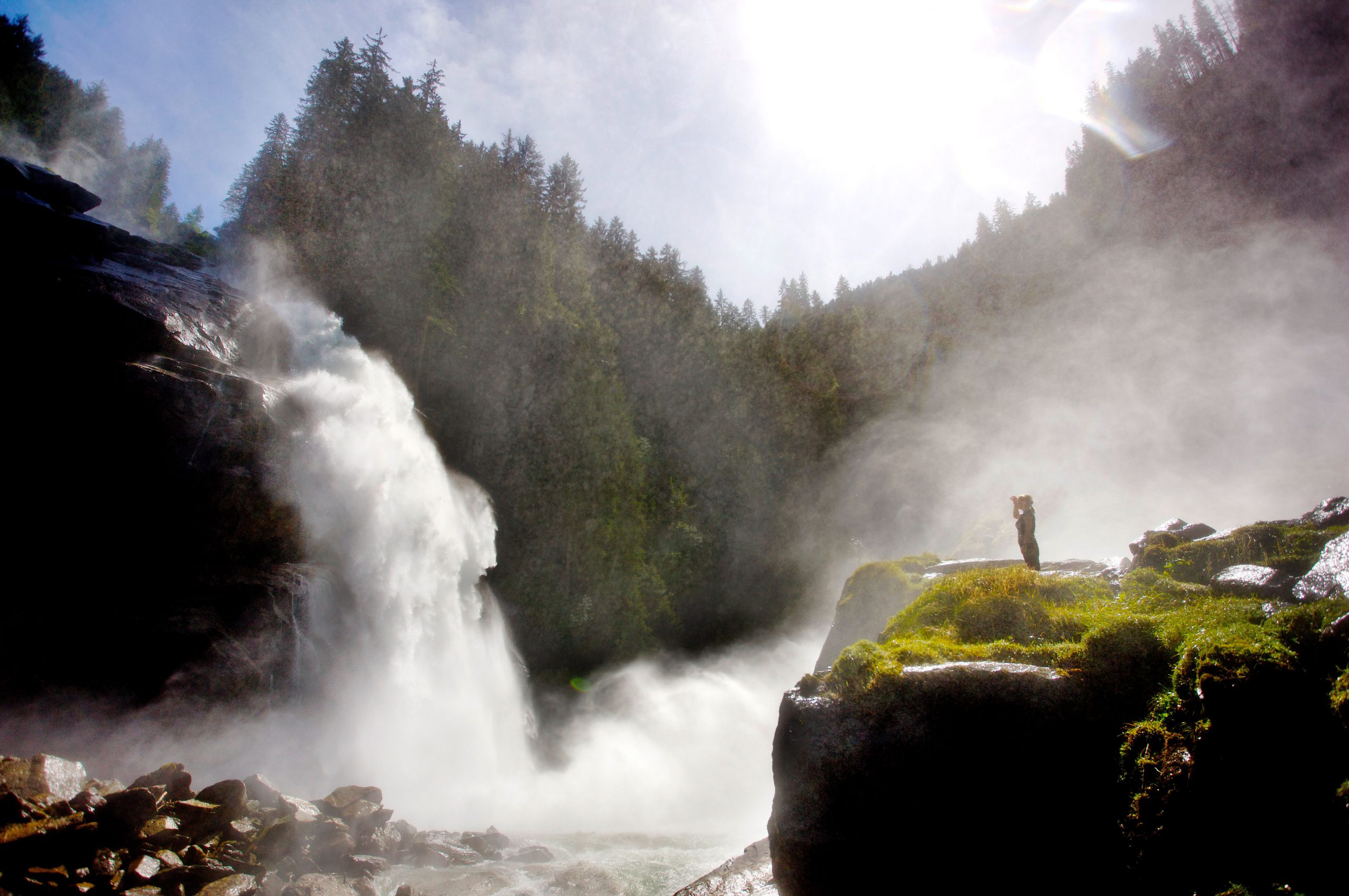 die Wasserfälle Krimml im Nationalpark Hohe Tauern sind ein Besuch wert