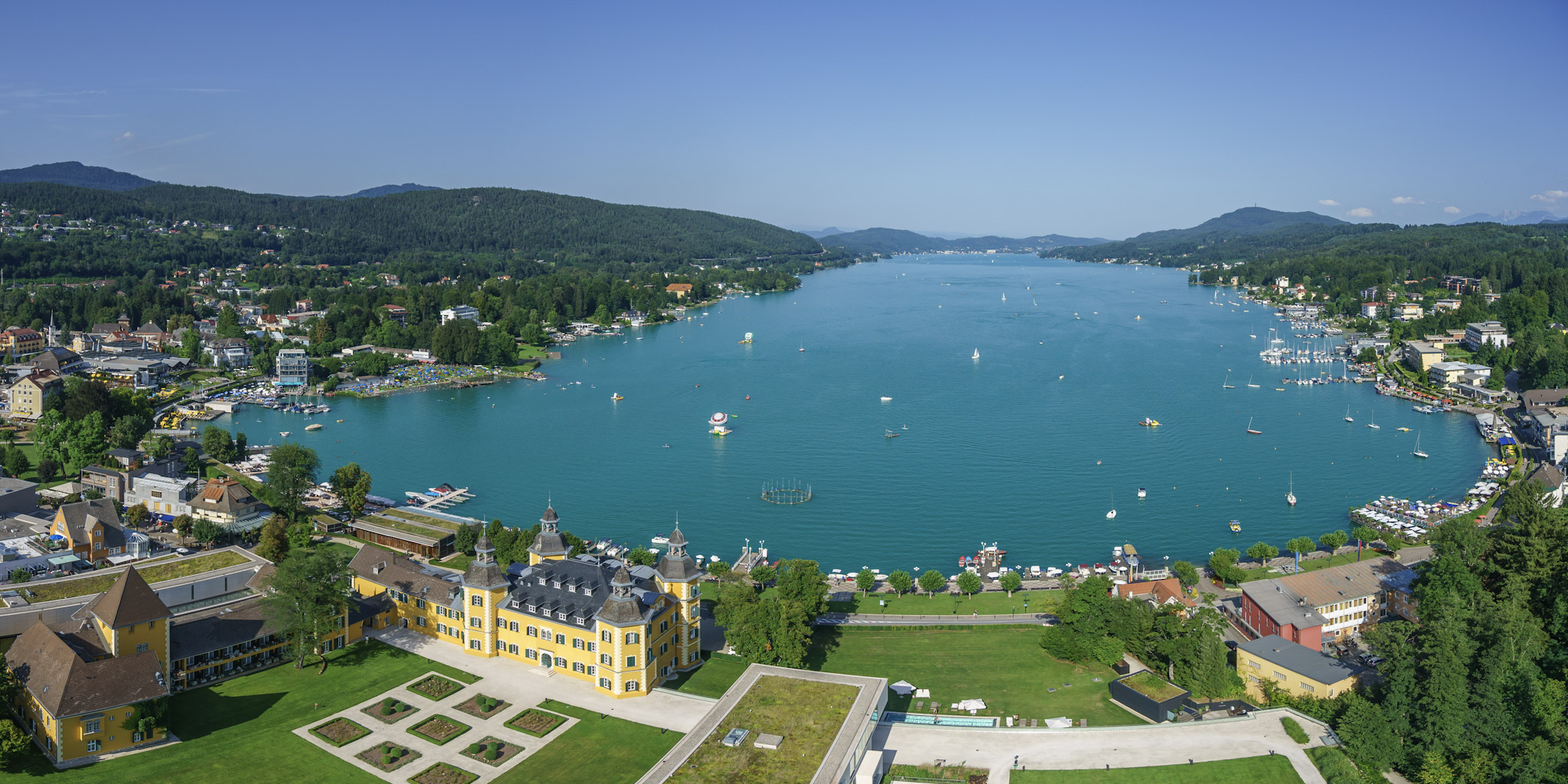 explore the metropolis of Velden am Wörthersee by bike