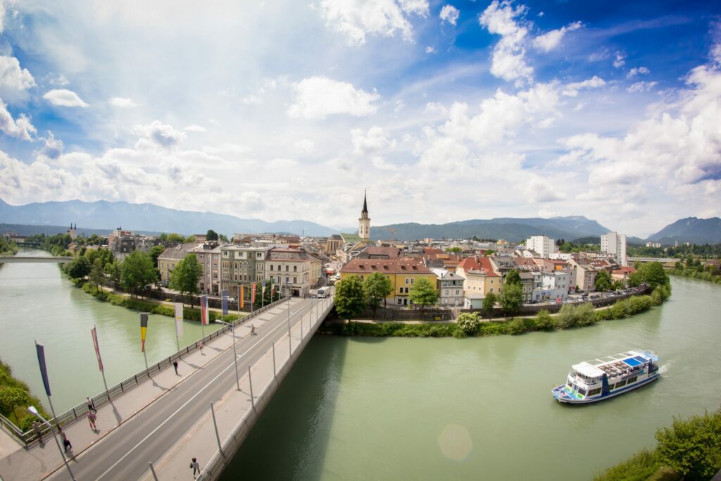 Experience the cycling capital Villach with its well-marked cycle paths