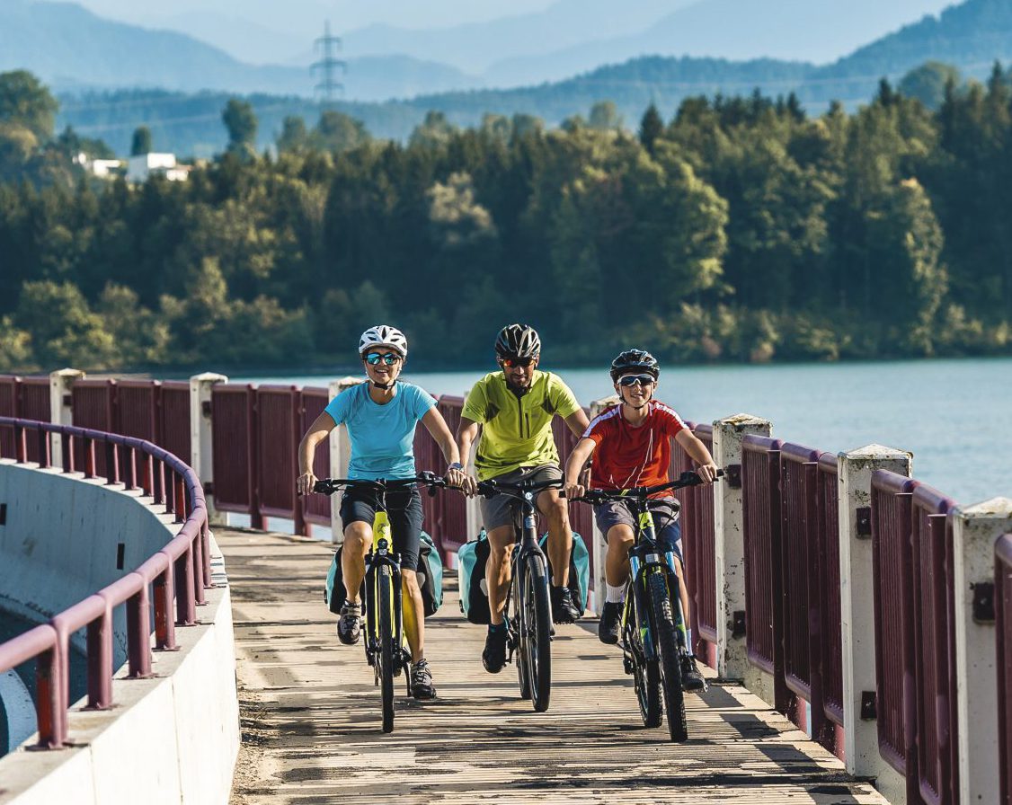 comfortable cycling holiday for the whole family