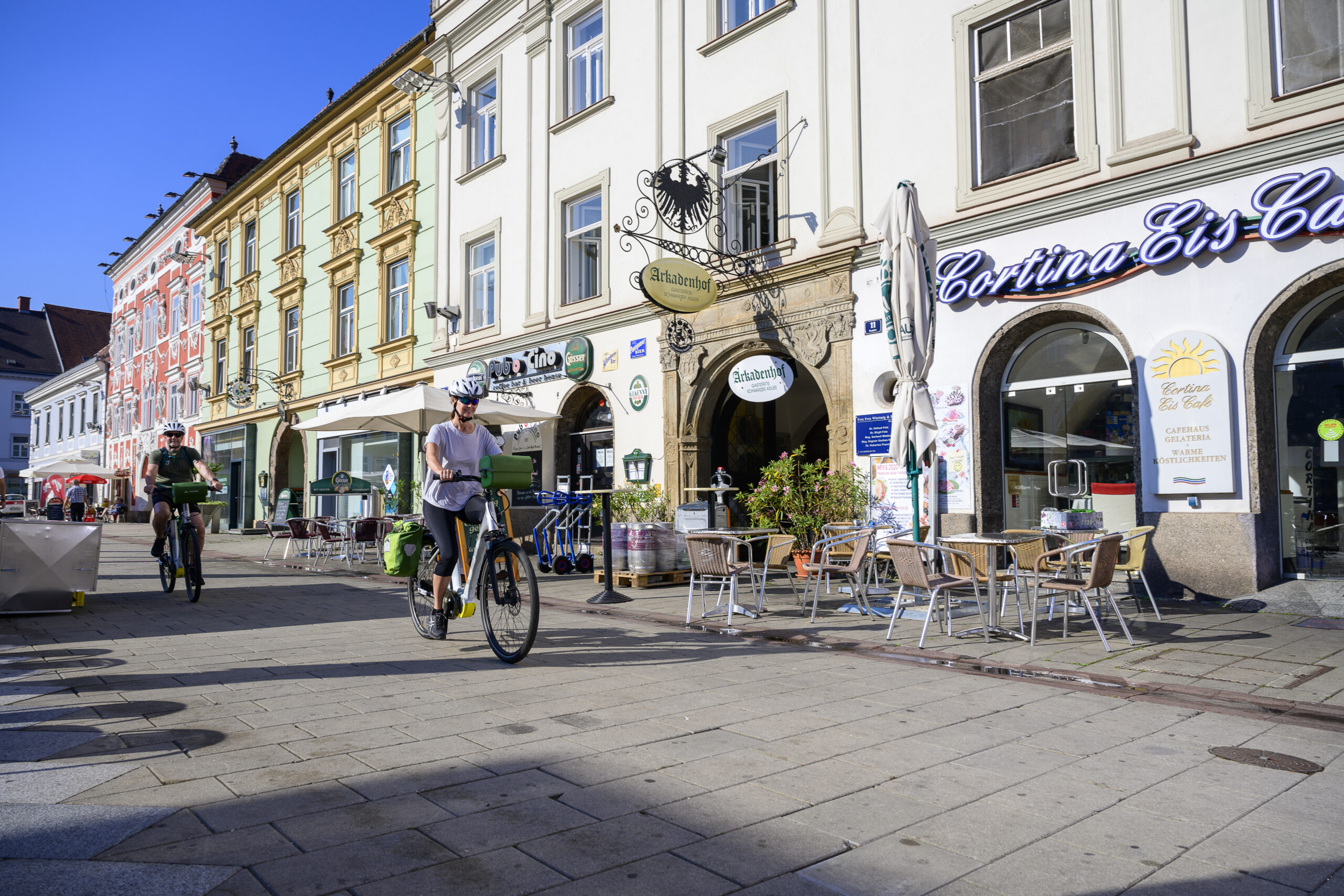 In bicicletta a Leoben (c) Stiria Turismo, Pixelmaker